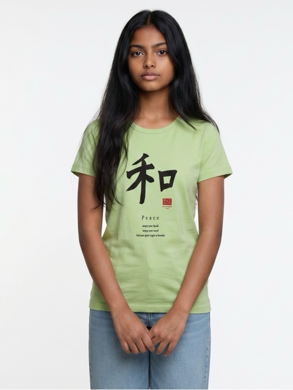 "PEACE" Organic T shirt sz MD